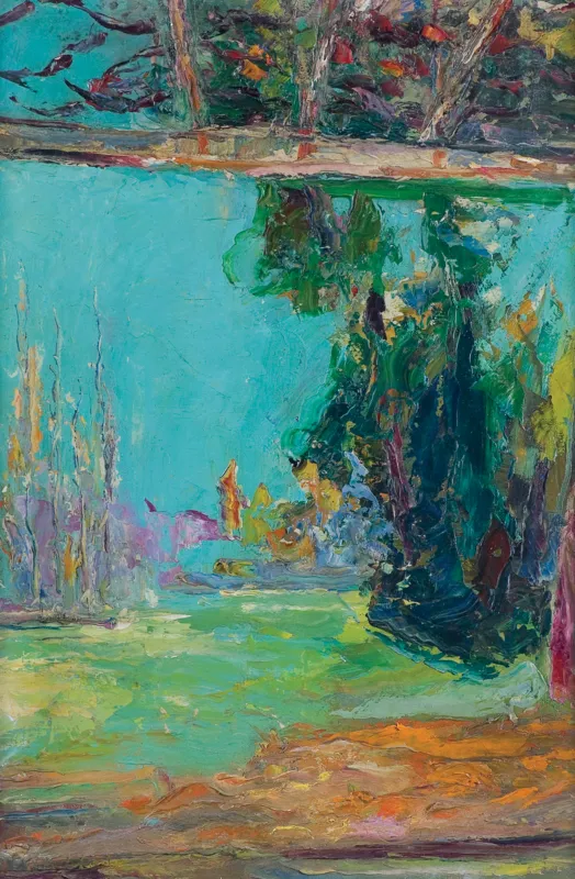 Włodzimierz Terlikowski, WIDOK NA OGRÓD, po 1945