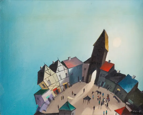 Piotr Fąfrowicz, RYNEK W KAZIMIERZU NAD WISŁĄ, 1987