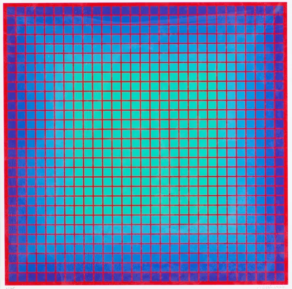 Julian Stańczak, Conferring Bleu