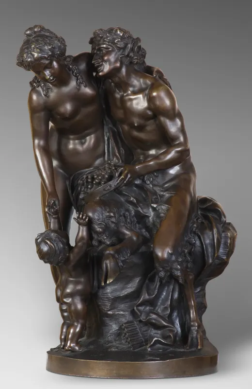 Claude Michel (Clodion), według, SATYR BACHANTKA I PUTTO