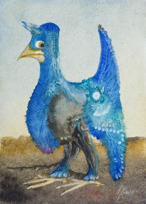 Stanisław Jerzy Suder, Niebieski ptak, z cyklu „Ptaki-cudaki”