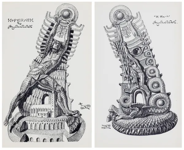 Stanisław Szukalski, Kopernik / Krak – projekt pomnika, lata 70.