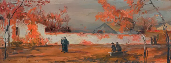 Władysław Wankie, ZA MUREM, 1900