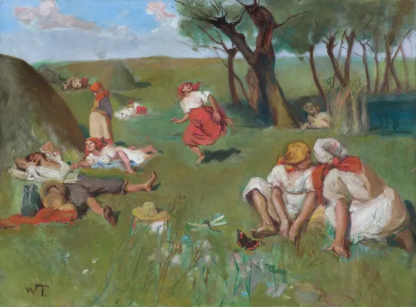 Włodzimierz Tetmajer, Odpoczynek przy sianokosach, po 1910