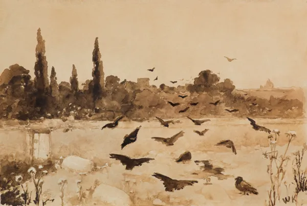 Wilhelm Kotarbiński, PEJZAŻ Z KRUKAMI