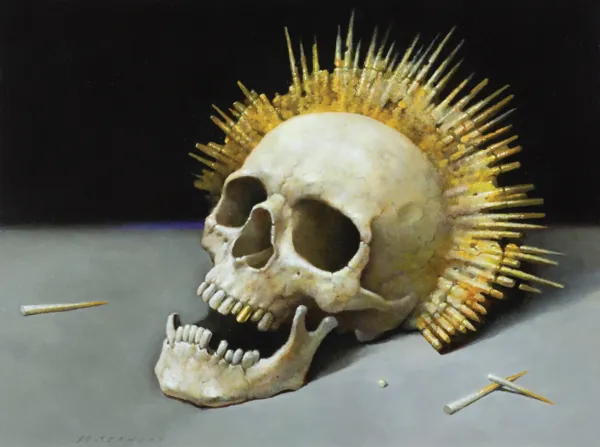 Wiesław Wałkuski, CZASZKA ŚWIĘTEGO, 2021