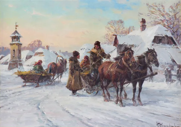 Władysław Chmieliński (Stachowicz), SPOTKANIE PRZY SANIACH