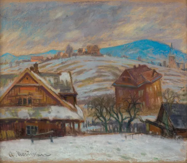 Abraham  Neuman, PEJZAŻ GÓRSKI