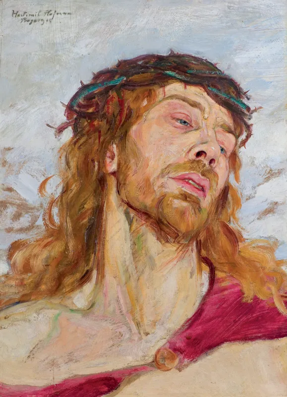 Vlastimil Hofman, CHRYSTUS W KORONIE CIERNIOWEJ, 1915