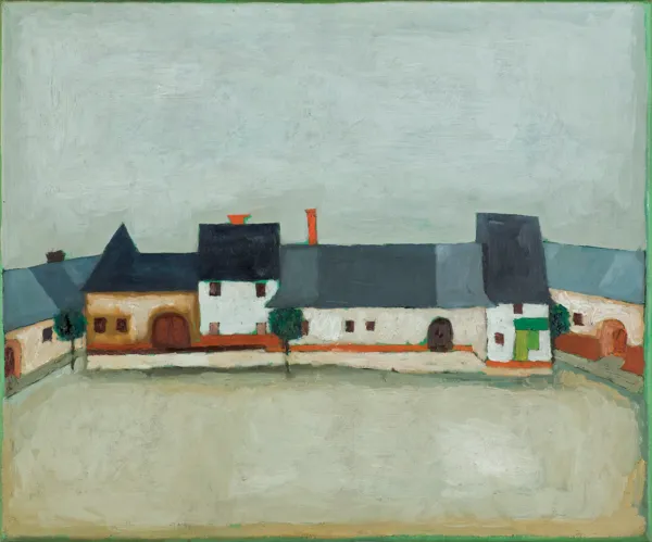 Jerzy Nowosielski, PEJZAŻ ZE STAREGO SĄCZA, 1974