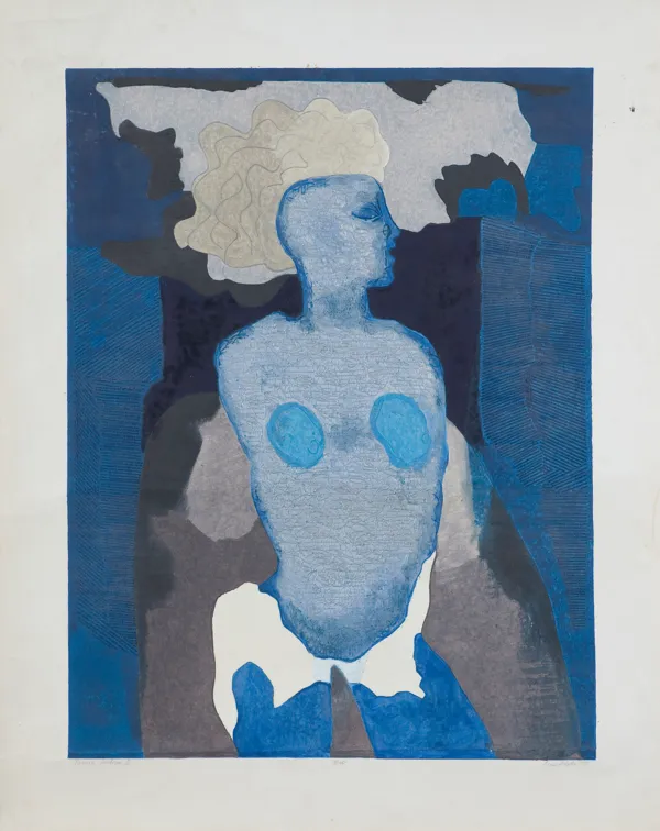 Halina Chrostowska, Figura srebrna II, 1977