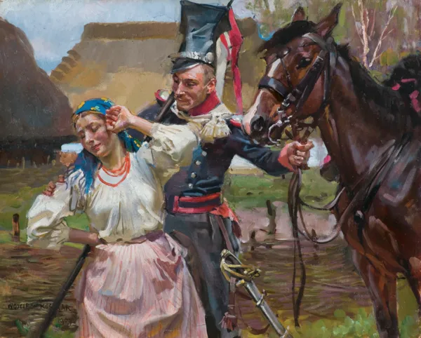 Wojciech Kossak, ŻEGNAJ MI!, 1909