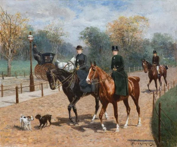 Jan Chełmiński, PRZEJAŻDŻKA, 1885