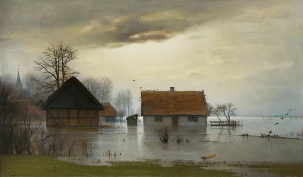 Carl Scherres, WIOSENNE ROZTOPY, ok. 1880
