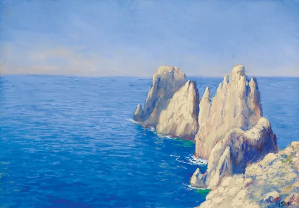 Soter Jaxa-Małachowski, CAPRI, FARAGLIONI, 1931