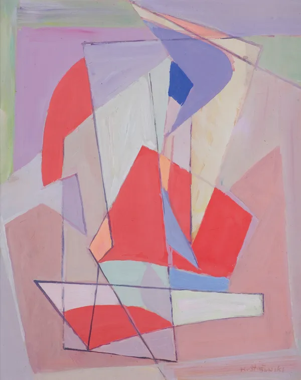 Henryk Stażewski, KOMPOZYCJA ABSTRAKCYJNA, 1956