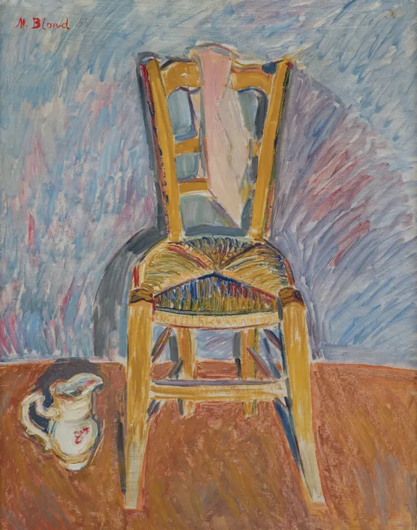 Maurice Blond (Blumenkranc), ŻÓŁTE KRZESŁO, 1956