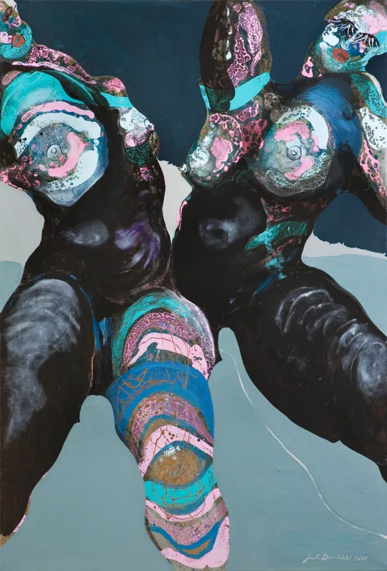 Andrzej Domżalski, KOLOROWE POŃCZOCHY II, 2021