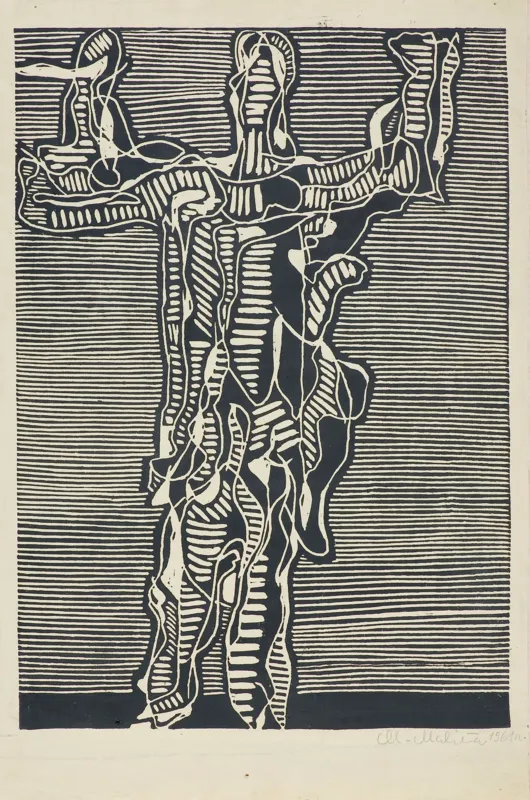 Marian Malina, POSTAĆ Z UNIESIONYMI RĘKOMA, 1961