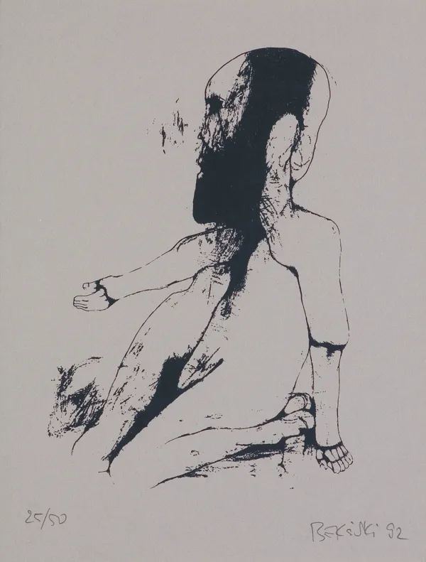 Zdzisław Beksiński, BEZ TYTUŁU, 1992