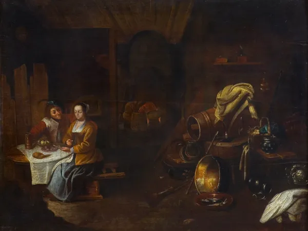 NAŚLADOWCA EGBERTÓW VAN HEEMSKERCKÓW, ZALOTY W KARCZMIE