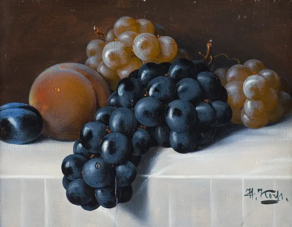 Hermann Koch, MARTWA NATURA Z WINOGRONAMI