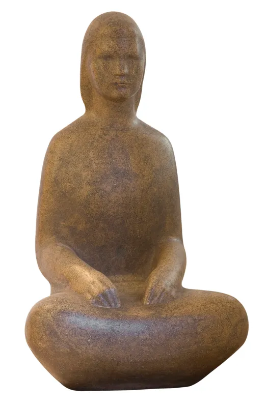 Marian Kurjata, SIEDZĄCA DZIEWCZYNA. PO PRACY, 1964