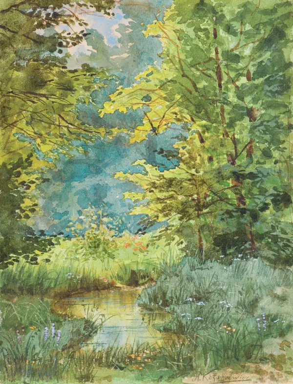 Antoni Kozakiewicz, PEJZAŻ LEŚNY