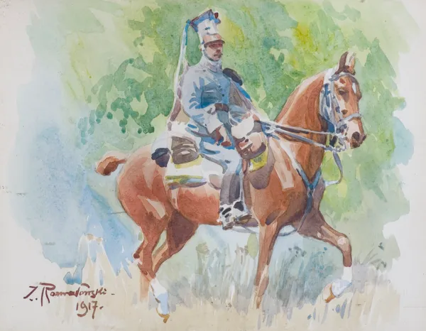 Zygmunt Rozwadowski, UŁAN, 1917