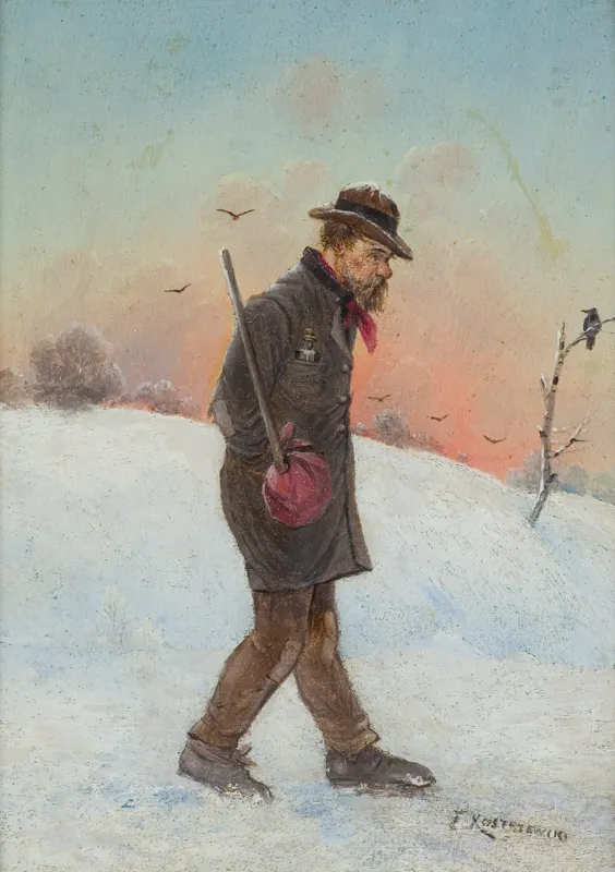 Franciszek Kostrzewski, WĘDROWIEC