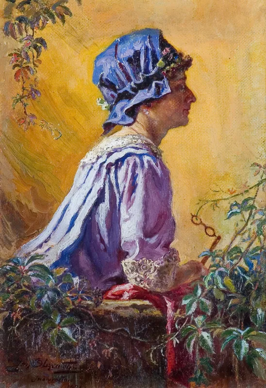 Jan Gwalbert Olszewski, NA BALKONIE, 1921