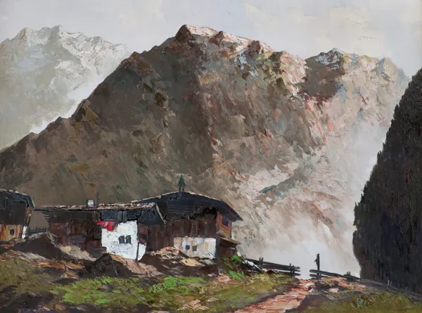 Georg Arnold, SAMOTNE SCHRONISKO W ALPACH