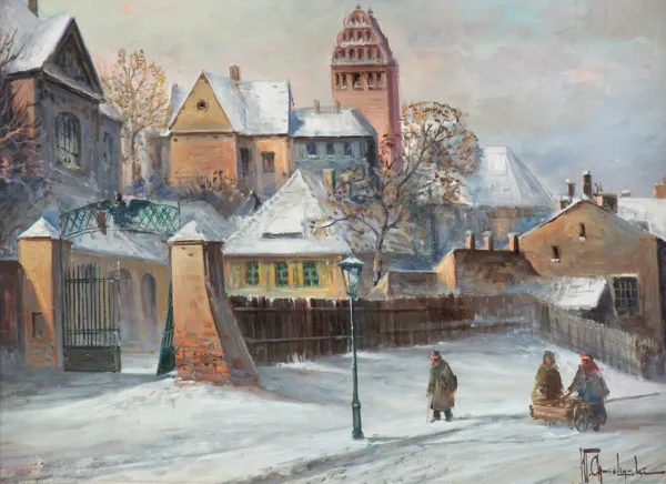 Władysław Chmieliński (Stachowicz), WIDOK NA KOŚCIÓŁ NAWIEDZENIA NMP W WARSZAWIE