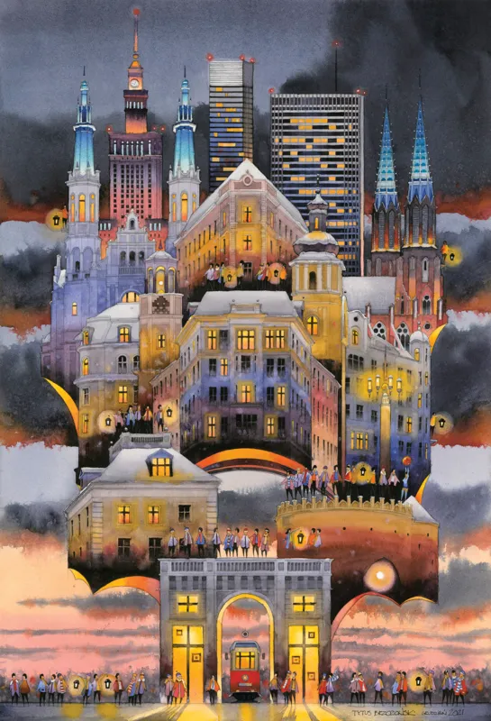 Tytus Brzozowski, TRAMWAJEM W NOC, 2021