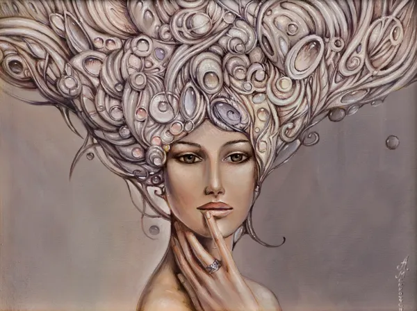 Anastasiya Markovych (Markowicz), ZAGLĄDAJĄC W PRZYSZŁOŚĆ, 2021 oraz token NFT