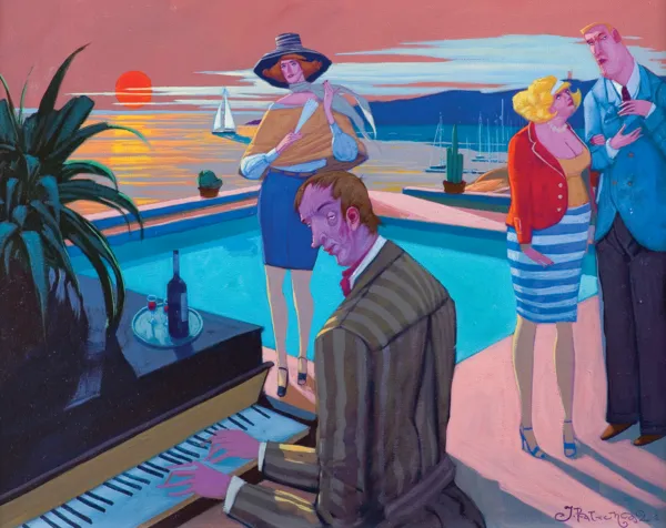 Jacek Pałucha, GNOSSIENNE I CZERWONY ZACHÓD SŁOŃCA, 2021