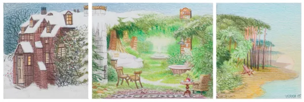 Jacek Yerka, TRYPTYK NA DOBRY NASTRÓJ, 2015