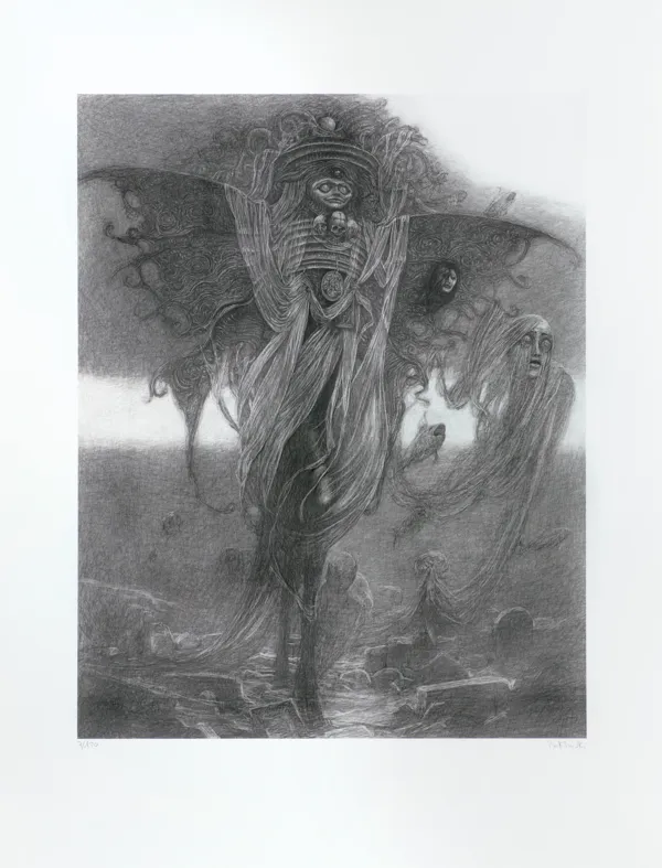 Zdzisław Beksiński, BEZ TYTUŁU, 1973/2003