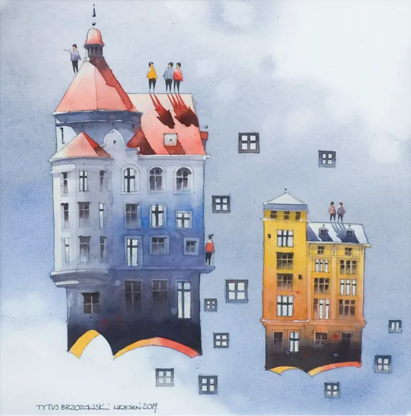 Tytus Brzozowski, KAMIENICE W CHMURACH, 2019