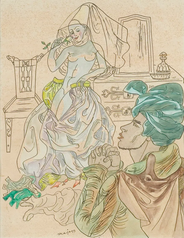 Maja (Maria) Berezowska, Gotycki erotyk, lata 50. XX w.