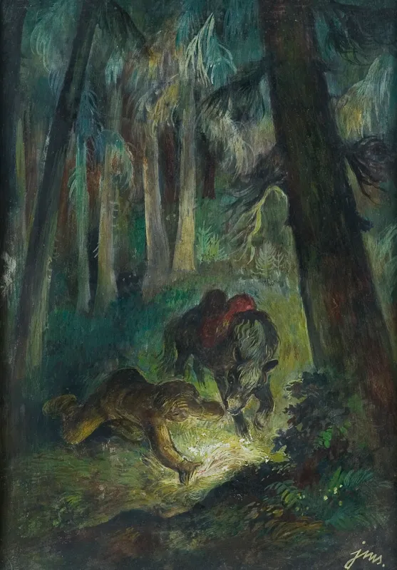 Jan Marcin Szancer, Ilustracja do bajki „Konik Garbusek, ok. 1952