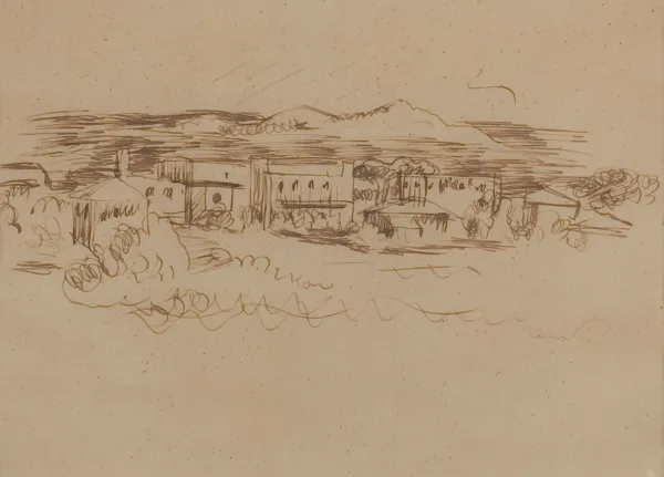 Andrzej Pronaszko, PEJZAŻ Z GÓRAMI W TLE