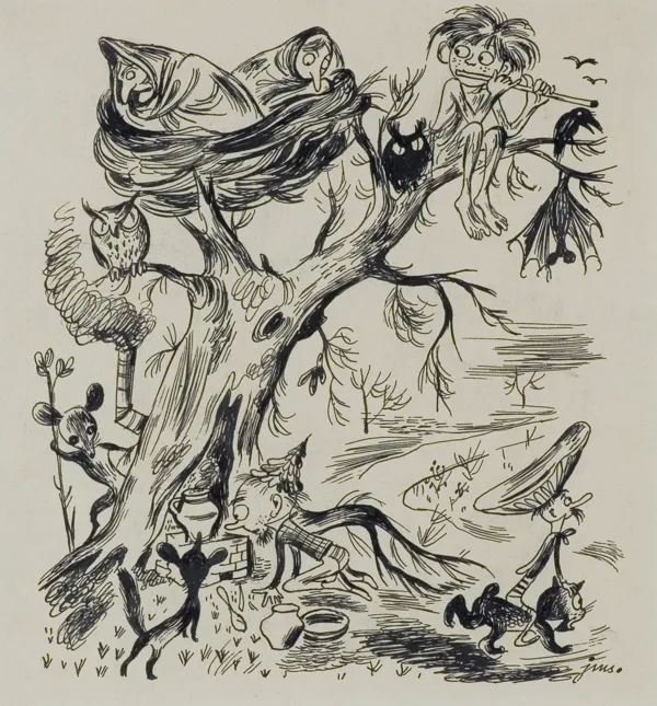 Jan Marcin Szancer, Ilustracja do BAŚNI Marii Konopnickiej