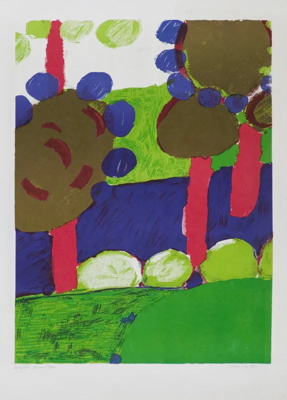 Tadeusz Dominik, PEJZAŻ, 1991