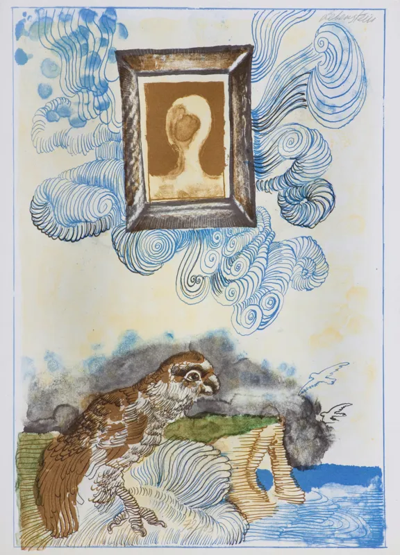 Jan Lebenstein, ILUSTRACJA DO „CINQUANTE ANS DE POéSIE", 1972