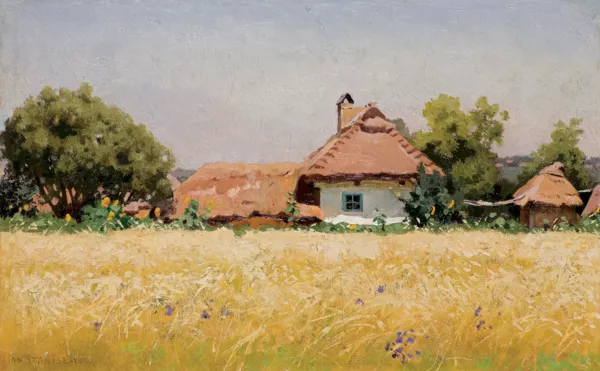 Jan Stanisławski, CHATA NA UKRAINIE, 1885-1890