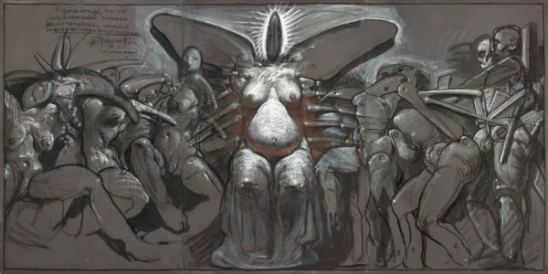 Franciszek Starowieyski, CHAOS, OCZEKIWANIE POTOMKA..., 1995