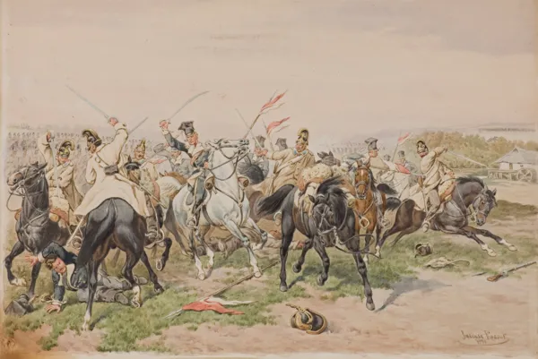 Juliusz Kossak, JAN ALEKSANDER FREDRO POD TEMESZWAREM, 1891