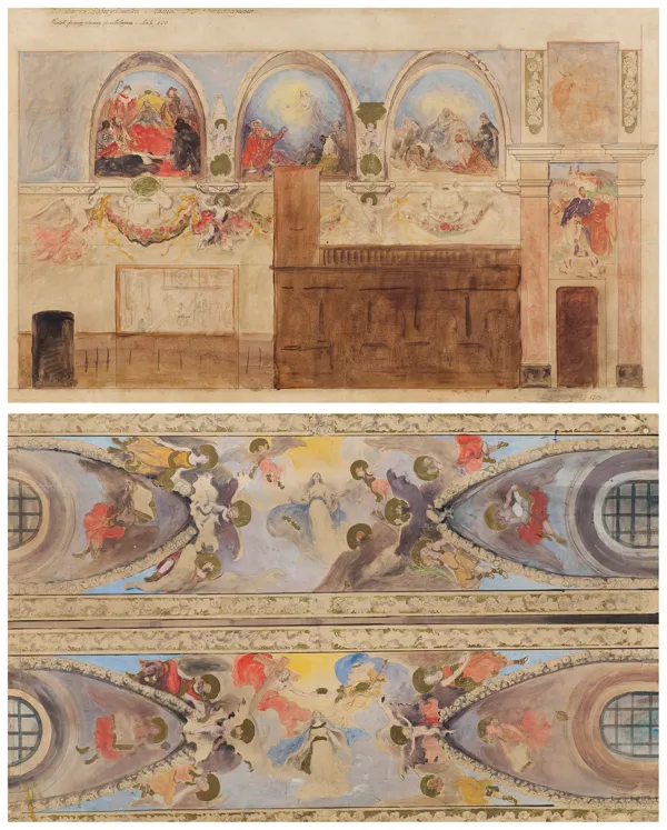 Włodzimierz Tetmajer, PROJEKTY POLICHROMII DO KOŚCIOŁA, 1914