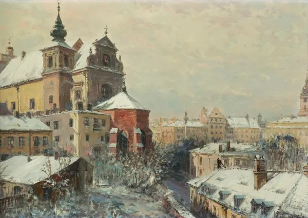 Władysław Chmieliński (Stachowicz), WIDOK NA NOWY ZJAZD  I KOŚCIÓŁ ŚW. ANNY